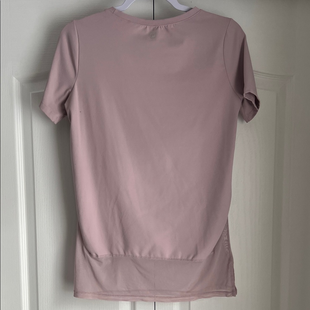 Fabletics Light Pink Short Sleeve Tee - Picture 5 of 7